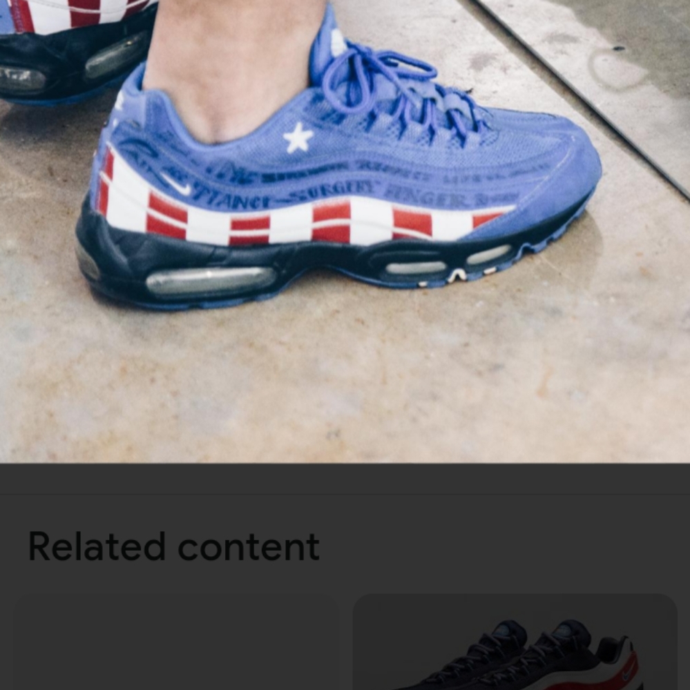Mike Armstrong Nike 2007, Air Max 95 LE DB Doernbecher
